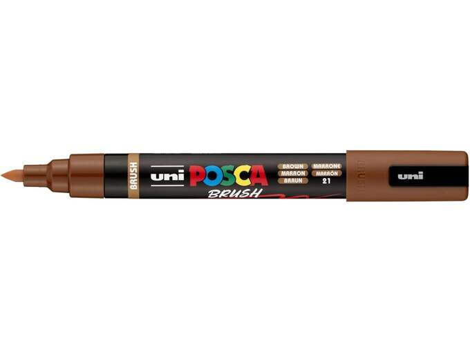 Uni Marker PC-5BR Brush braon Posca