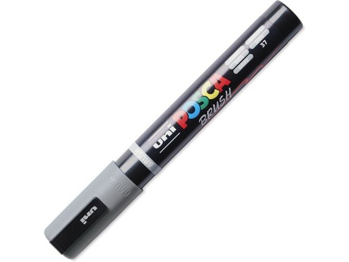 Uni Marker PC-5BR Brush sivi Posca