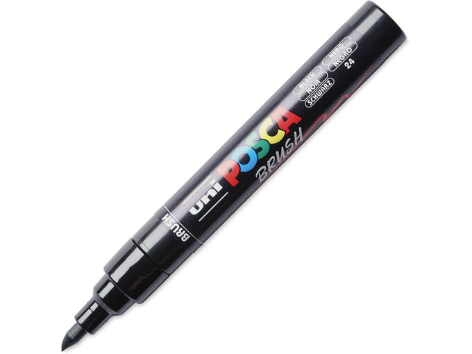 Uni Marker PC-5BR Brush crni Posca