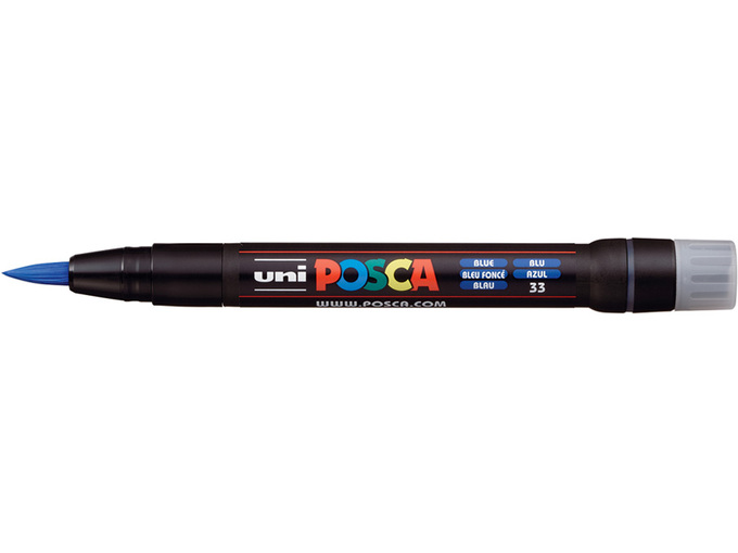 Uni Marker PCF-350 Brush plavi 33 Posca