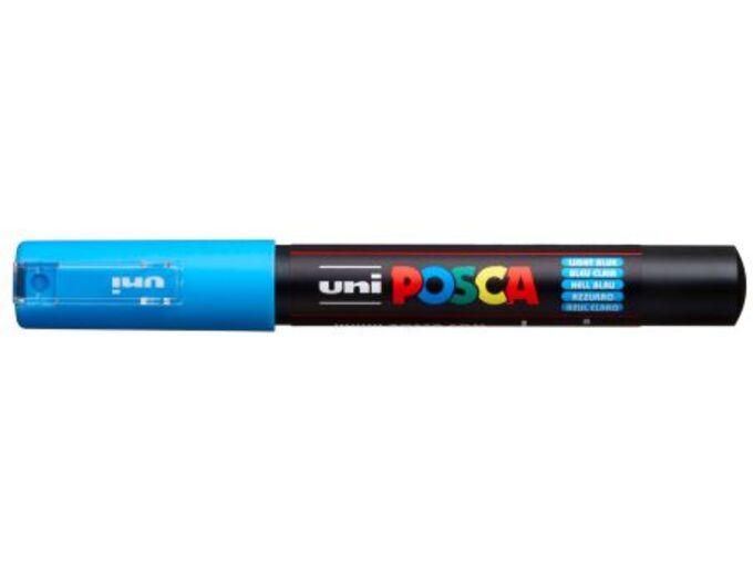 Uni Marker PC-1M plavi svetlo 8 Posca 0.7mm
