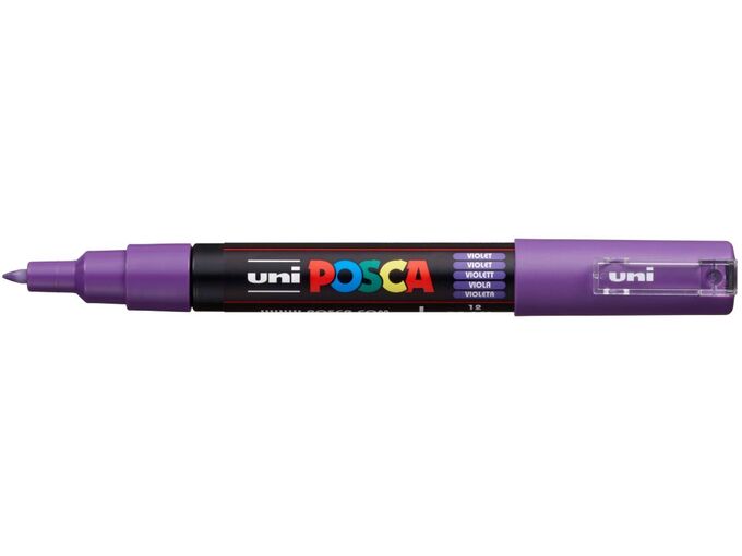 Uni Marker PC-1M ljubičasti 12 Posca 0.7mm