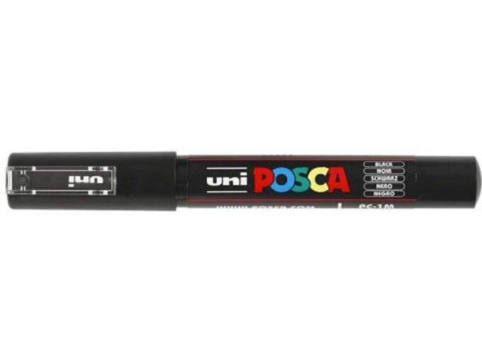 Uni Marker PC-1M crni 24 Posca 0.7mm