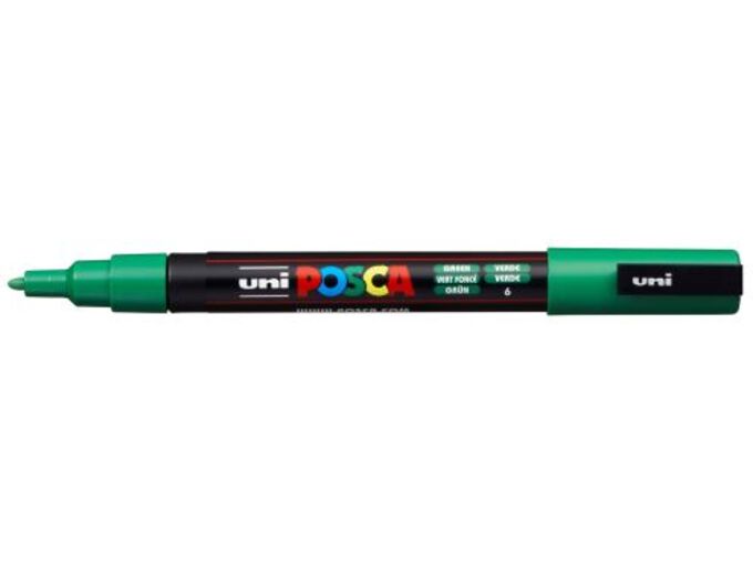 Uni Marker PC-3M zeleni 6 Posca
