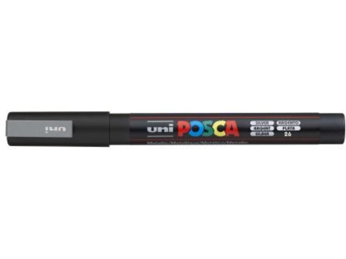 Uni Marker PC-3M srebrni 26 Posca 0.9-1.3mm