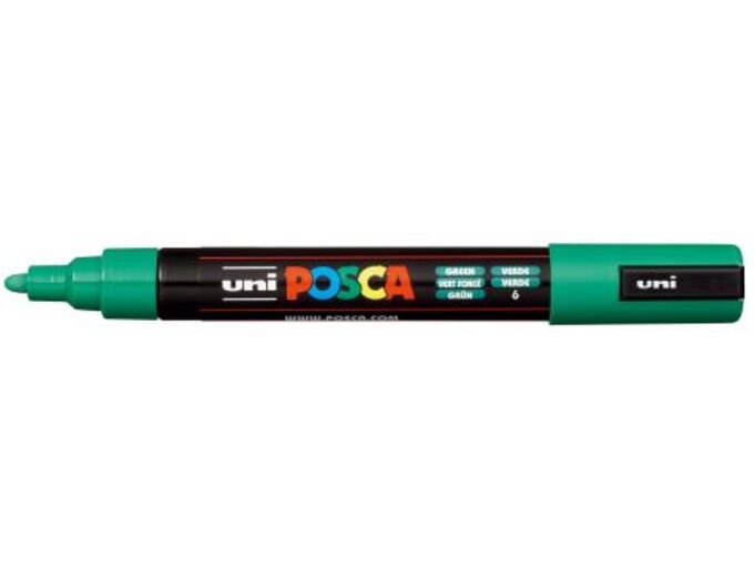 Uni Marker PC-5M zeleni 6 Posca