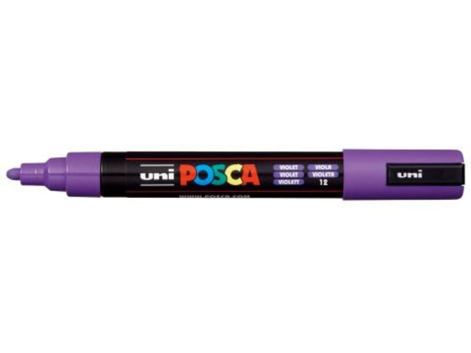Uni Marker PC-5M ljubičasti 12 Posca