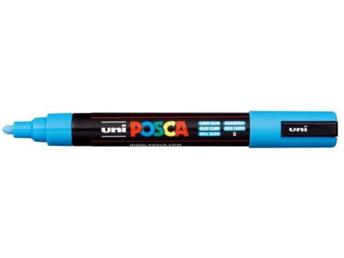 Uni Marker PC-5M plavi svetlo 8 Posca