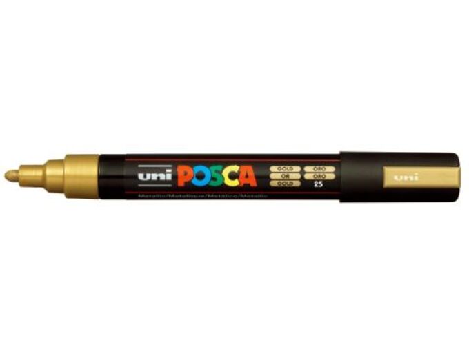 Uni Marker PC-5M zlatni 25 Posca