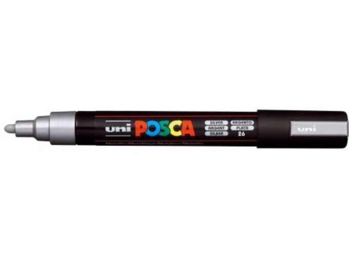 Uni Marker PC-5M srebrni 26 Posca