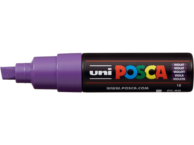 Uni Marker PC-8K ljubičasti 8mm Posca