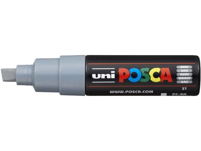 Uni Marker PC-8K sivi 37 Posca 8 mm