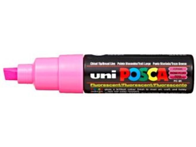Uni Marker PC-8K fluo roze F 13 Posca 8mm