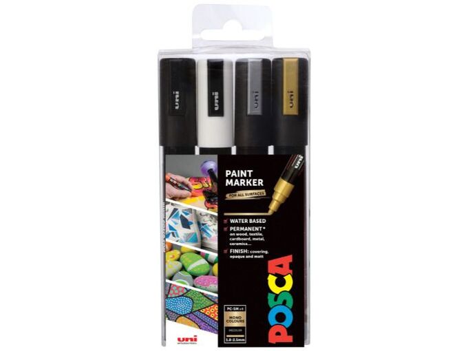 Uni Set Posca PC-5M 4/1