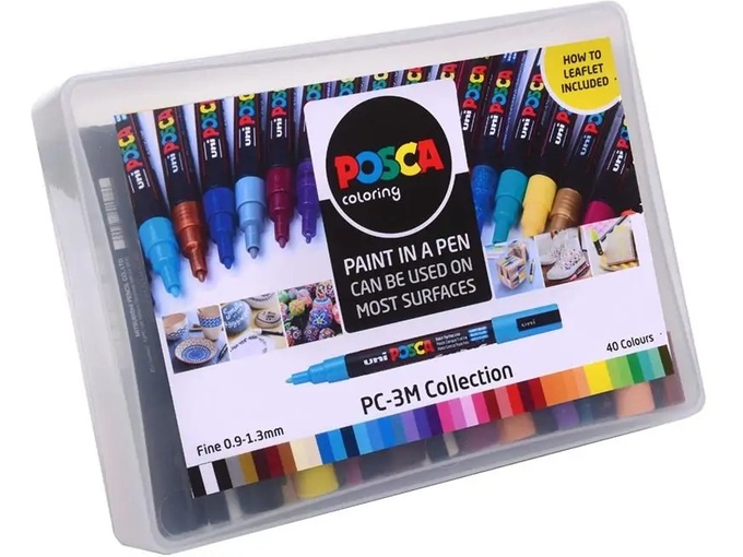 Uni Set PC-3M Posca 0.9-1.3mm 40 kom