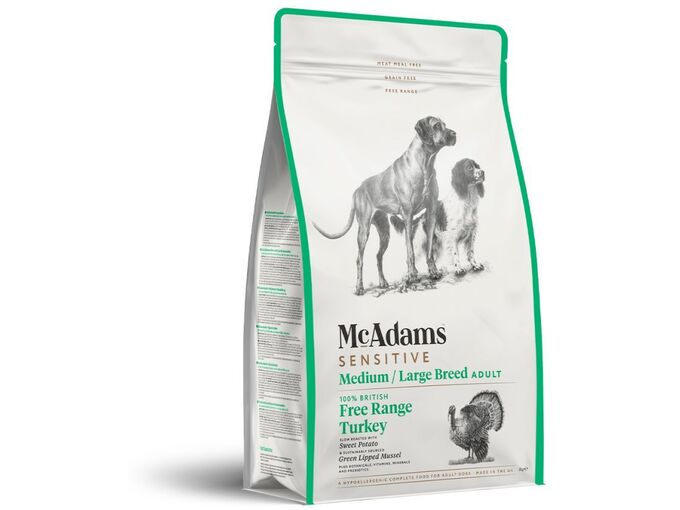 McAdams Medium/Large Breed Sensitive Turkey 10kg