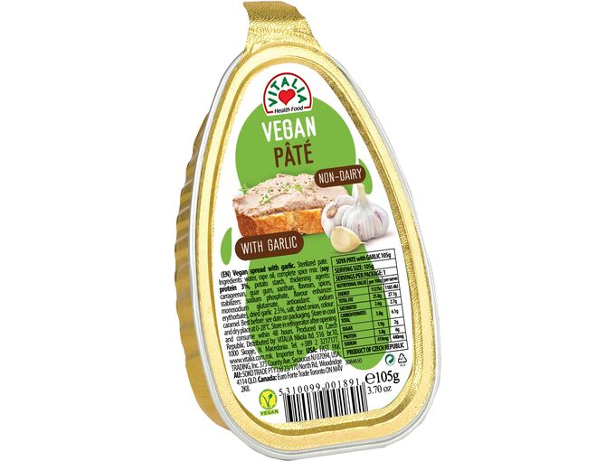 Vitalia Vegetarijanska sojina pašteta sa belim lukom 105 gr