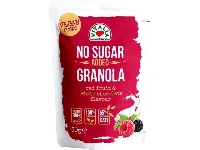Vitalia Musli Granola bela čokolada i crveno voće 60gr
