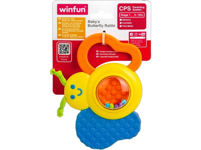 Win Fun Zvečka glodalica Leptir 000183-NI