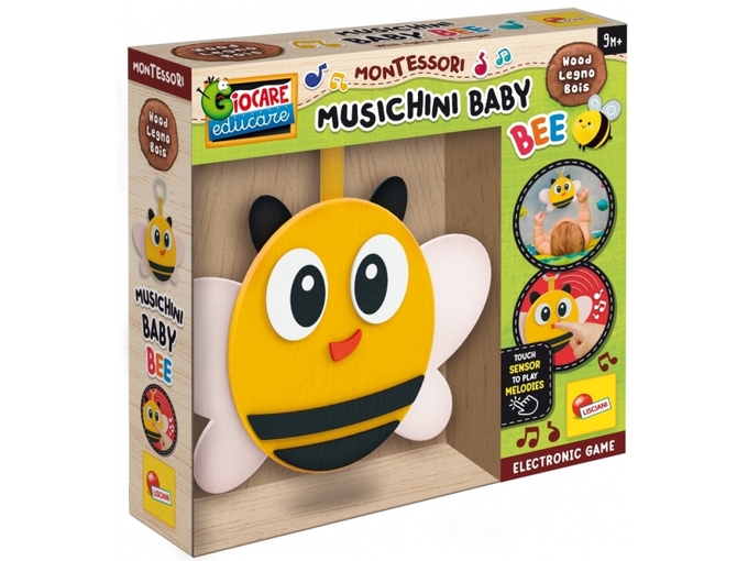 Lisciani Drveni set Pčela Montesori Musicini Baby 105410