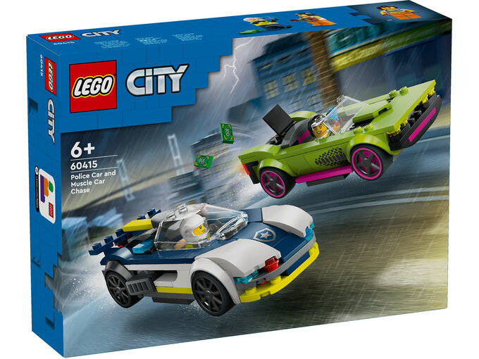 LEGO Jurnjava policijskog automobila i masel kara 60415