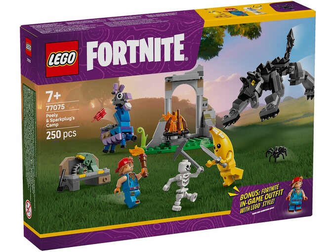 Lego fortnite peely & sparkplugs camp
