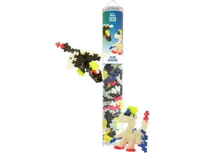 Plus-Plus Konstruktorski set Glow dragons 4377 100 kom