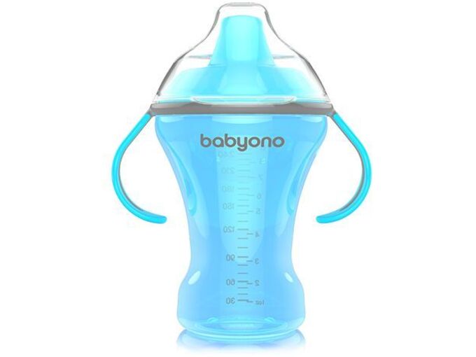 BabyOno Šolja no-spill sa mekim piskom 260 ML