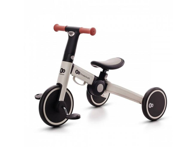 Kinderkraft tricikl 3u1 4trike Silver Grey