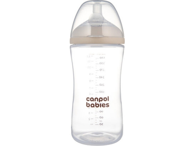 Canpol Babies Flasica Antikolik dual zone 330ml Natural 35/402