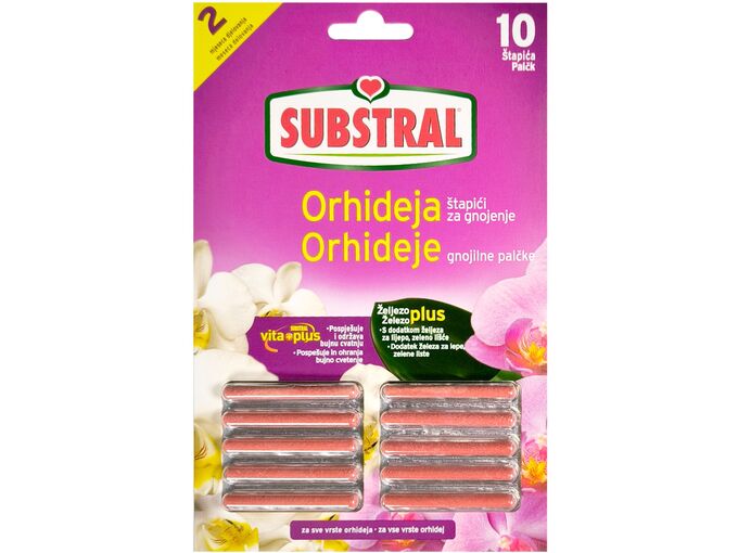 Substral Đubrivo u obliku štapića za Orhideje, 10 kom