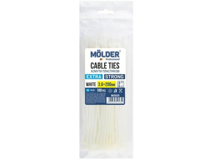 Mölder Plastične vezice 200/3.6 100kom