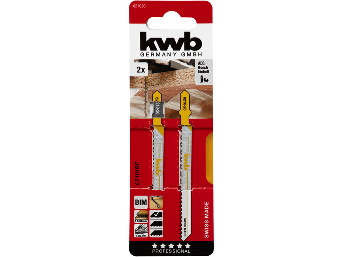 Kwb List za ubodnu testeru 100 2/1 | SB drvo/plastika fini BiMetal