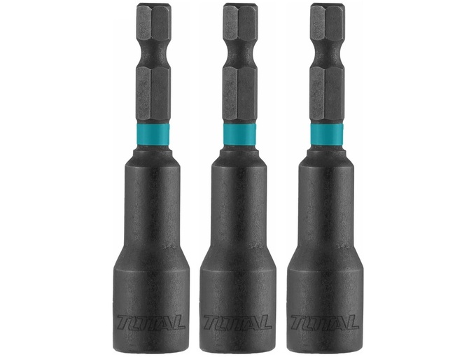 Total alati Set udarnih magnetnih usadnih nastavaka HEX 10mm, dužina 65mm