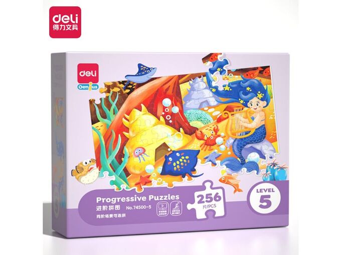 Deli Slagalica progresivni nivo 5 - 256 delova 74500-5