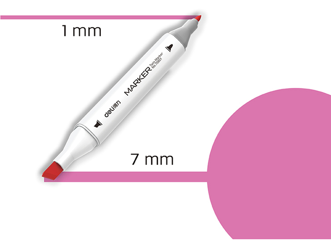 Deli Marker Sketch 89 svetlo roze 70801A-89