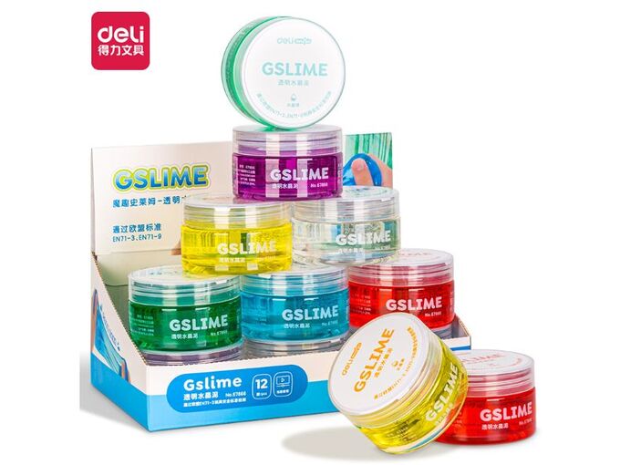 Deli Masa za modeliranje - Ljigavac G-Slime Prozirni u boji 67866