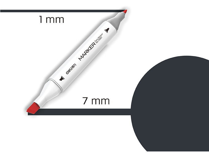 Deli Marker Sketch CG9 tamno siva 70801A-CG9