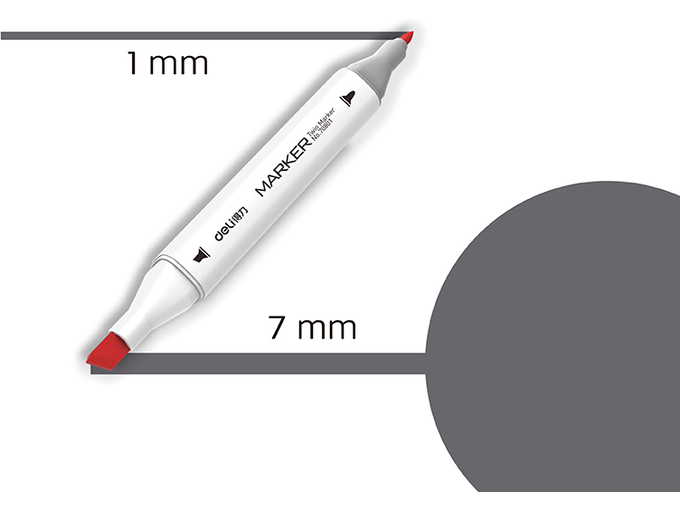 Deli Marker Sketch WG8 toplo siva 70801A-WG8