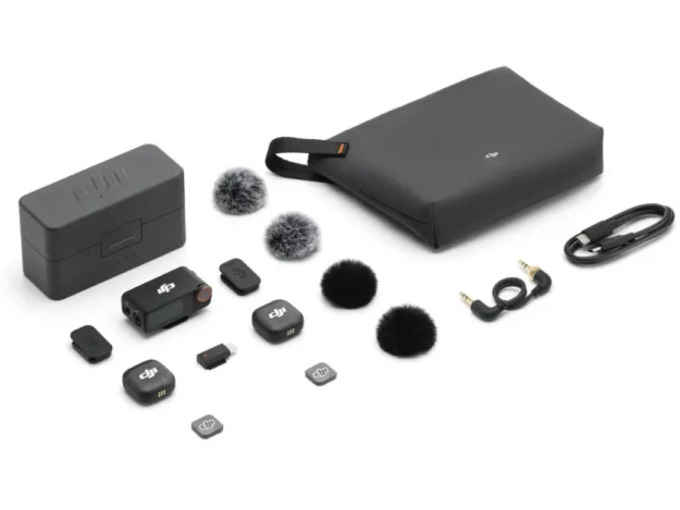 DJI Mikrofon Mic 3 2 TX + 1 RX + Charging Case
