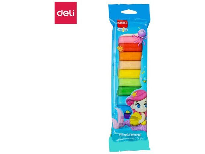 Deli Plastelin 200g - 12 boja dezen Sirena EH719-12