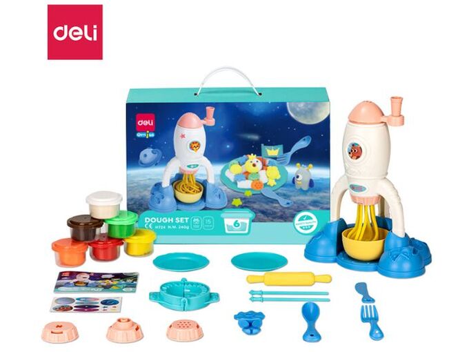 Deli Masa za modeliranje 3D Set Raketa - Špagete 19 Delova EH724