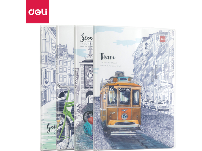 Deli Sveska B5 EVA korice Civic Landscape 128 lista 70g Dikto EN317