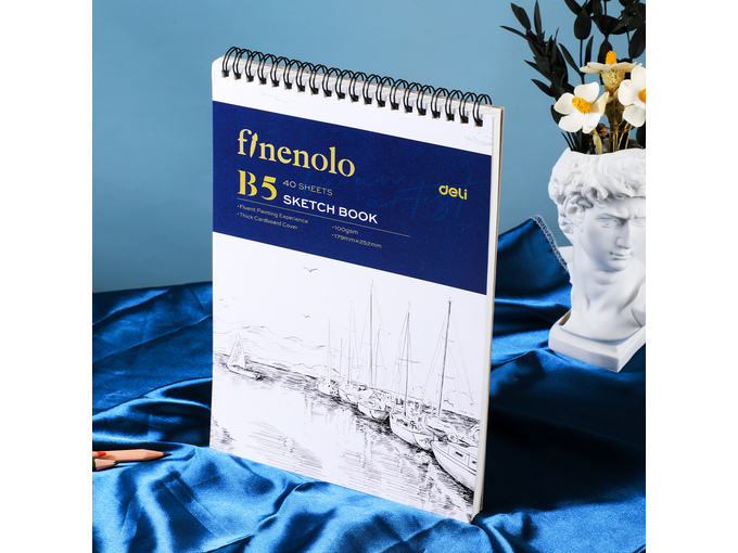 Deli Blok za crtanje Sketch book B5 40 lista 100g EN025