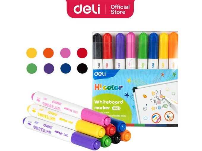 Deli Flomasteri za belu tablu EU021