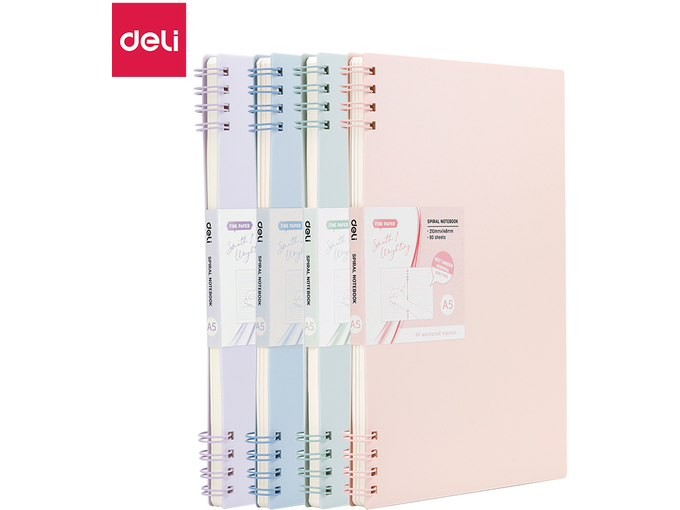 Deli Sveska A5 spiralna 80 lista EN052