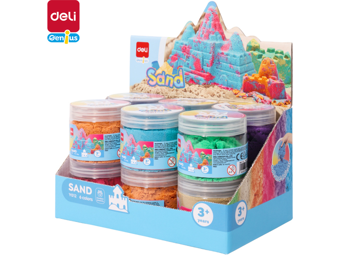 Deli Kinetički pesak 150g mix boja EY012