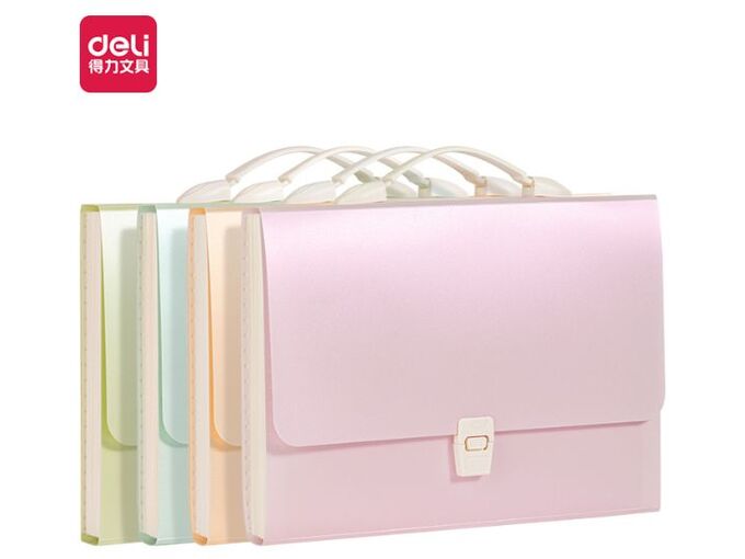 Deli Torba za dokumenta Pastel A4 veličine sa 13 pregrada PM306