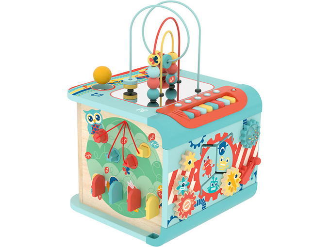 Hape Dečija drvena edukativna kocka E1073A