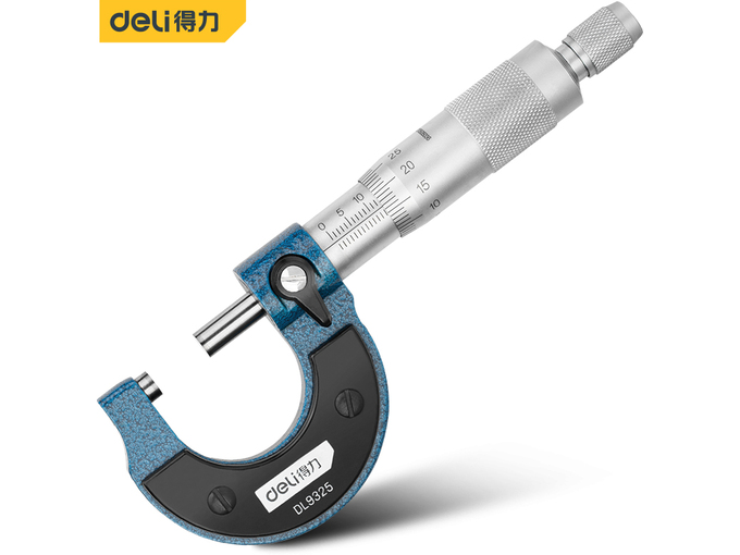 Deli Mikrometar 0–25mm DL9325